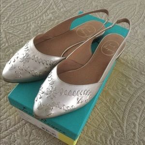 Jack Rogers Rory Flats Size 8, Excellent!